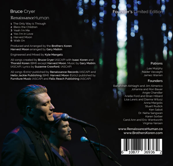 Renaissance Human CD Back Cover